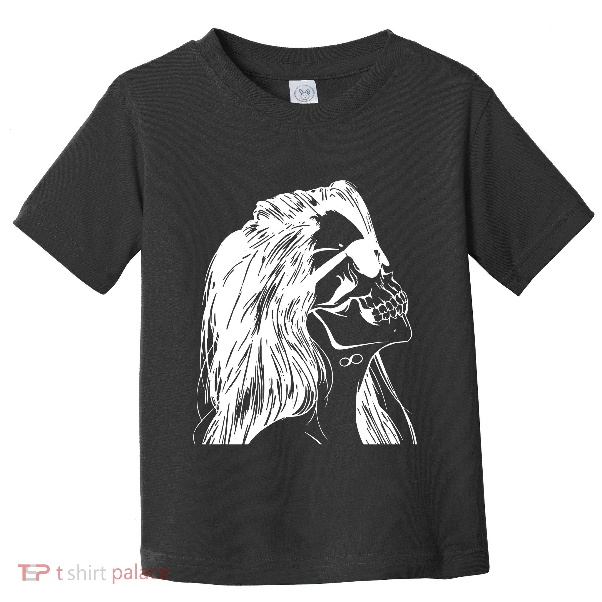 Girl Skull Woman Skull Toddler T-Shirt