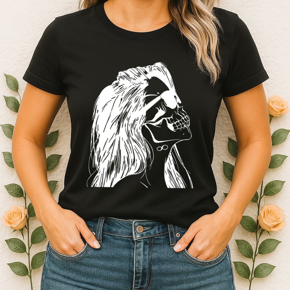 Girl Skull Woman Skull Womens T-Shirt