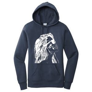 Girl Skull Woman Skull Women's Pullover Hoodie