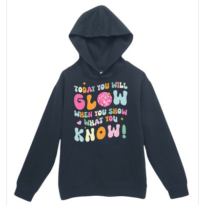 Groovy Show What You Know Test Testing Day Teacher Student Gift Urban Pullover Hoodie