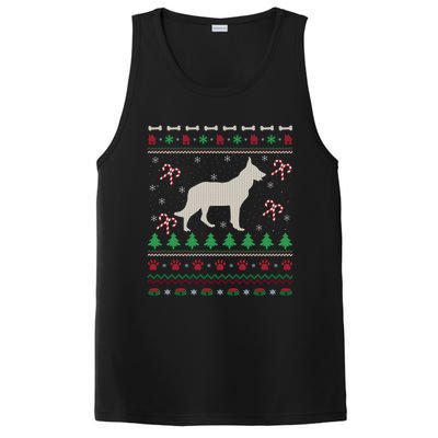 Ger Shepherd Xmas Gift Ugly Ger Shepherd Christmas Cute Gift PosiCharge Competitor Tank