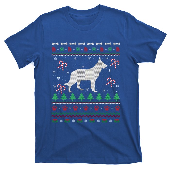 Ger Shepherd Xmas Gift Ugly Ger Shepherd Christmas Cute Gift T-Shirt