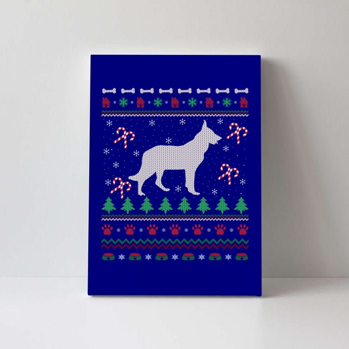 Ger Shepherd Xmas Gift Ugly Ger Shepherd Christmas Cute Gift Canvas