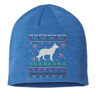 Ger Shepherd Xmas Gift Ugly Ger Shepherd Christmas Cute Gift Sustainable Beanie