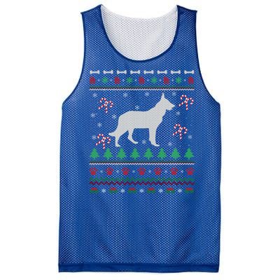 Ger Shepherd Xmas Gift Ugly Ger Shepherd Christmas Cute Gift Mesh Reversible Basketball Jersey Tank