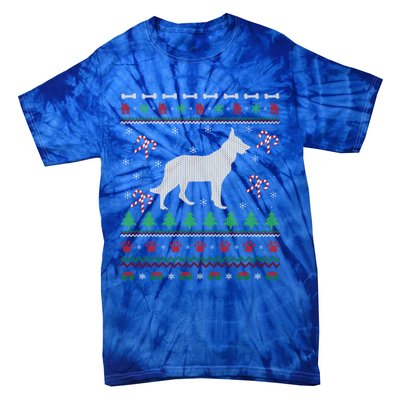 Ger Shepherd Xmas Gift Ugly Ger Shepherd Christmas Cute Gift Tie-Dye T-Shirt