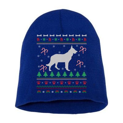 Ger Shepherd Xmas Gift Ugly Ger Shepherd Christmas Cute Gift Short Acrylic Beanie