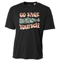 Go Sage Yourself Funny Clean Energies Healers & Psychics Cooling Performance Crew T-Shirt