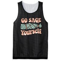 Go Sage Yourself Funny Clean Energies Healers & Psychics Mesh Reversible Basketball Jersey Tank