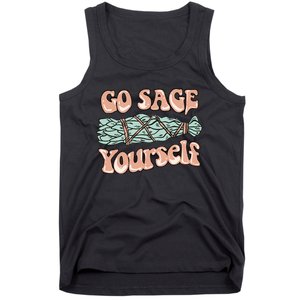 Go Sage Yourself Funny Clean Energies Healers & Psychics Tank Top