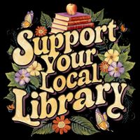 Groovy Support Your Local Library Book Reader Lover Bookworm 16 in Basic Backpack