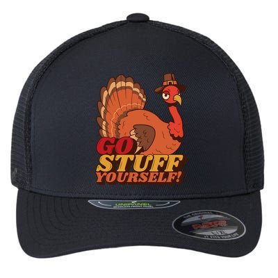 Go Stuff Yourself Funny Thanksgiving Flexfit Unipanel Trucker Cap