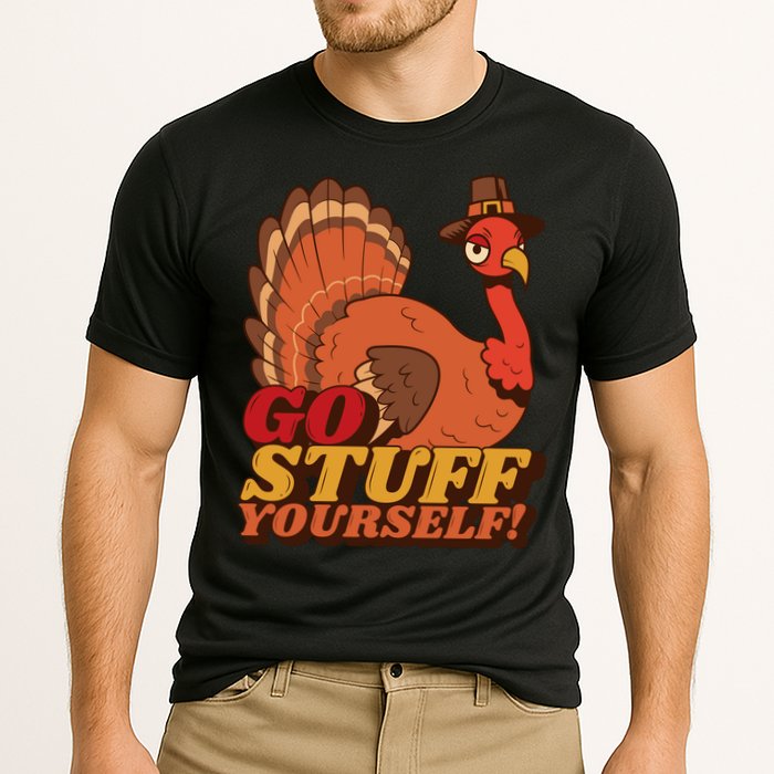 Go Stuff Yourself Funny Thanksgiving Performance Shirt