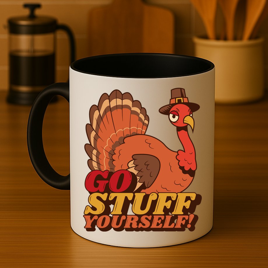 Go Stuff Yourself Funny Thanksgiving Mug