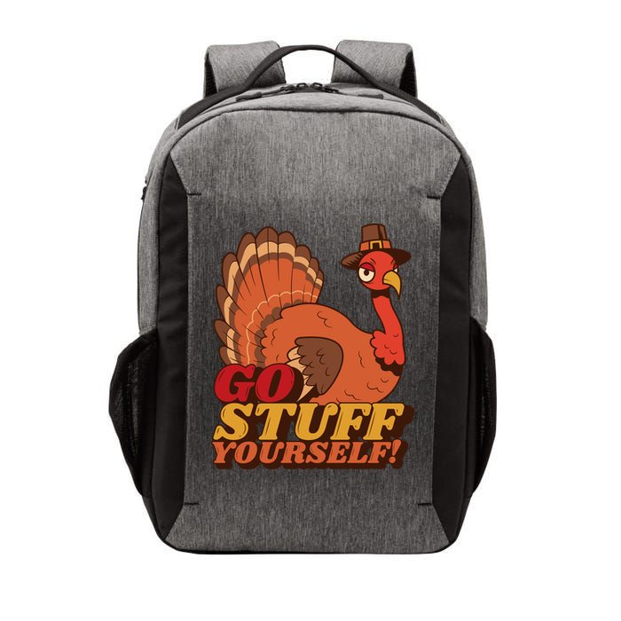 Go Stuff Yourself Funny Thanksgiving Vector Backpack