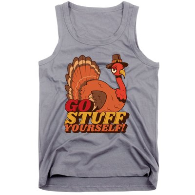 Go Stuff Yourself Funny Thanksgiving Tank Top