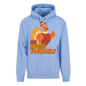 Go Stuff Yourself Funny Thanksgiving Turkey Holiday Unisex Surf Hoodie