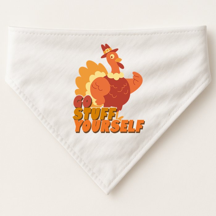 Go Stuff Yourself Funny Thanksgiving Turkey Holiday USA-Made Doggie Bandana
