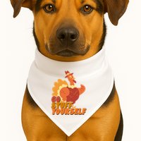 Go Stuff Yourself Funny Thanksgiving Turkey Holiday USA-Made Doggie Bandana