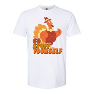 Go Stuff Yourself Funny Thanksgiving Turkey Holiday Softstyle CVC T-Shirt