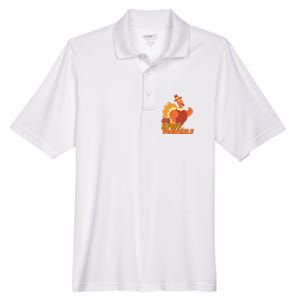 Go Stuff Yourself Funny Thanksgiving Turkey Holiday Men's Origin Performance Pique Polo