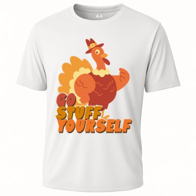 Go Stuff Yourself Funny Thanksgiving Turkey Holiday Performance Shirt