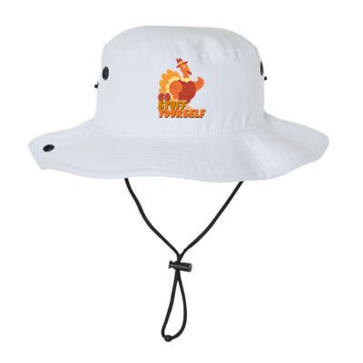 Go Stuff Yourself Funny Thanksgiving Turkey Holiday Bucket Hat