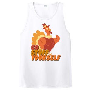 Go Stuff Yourself Funny Thanksgiving Turkey Holiday PosiCharge Competitor Tank