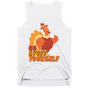 Go Stuff Yourself Funny Thanksgiving Turkey Holiday Tank Top