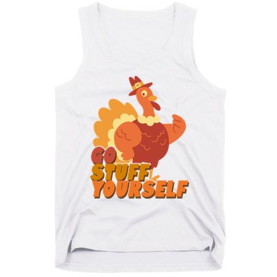 Go Stuff Yourself Funny Thanksgiving Turkey Holiday Tank Top