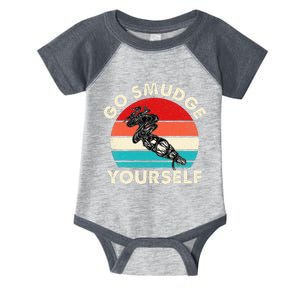 Go Smudge Yourself Native American Funny Smudging Feather Infant Baby Jersey Bodysuit