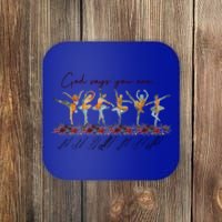 God Say You Are Unique Special Precious Strong Forgiven Gift Coaster