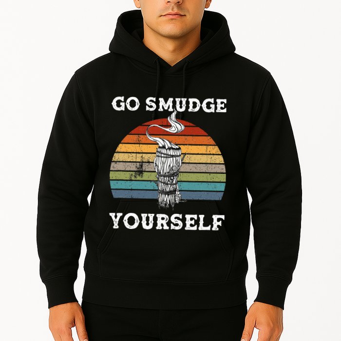 Go Smudge Yourself Smudging Feather Funny Sage Bundle Hoodie