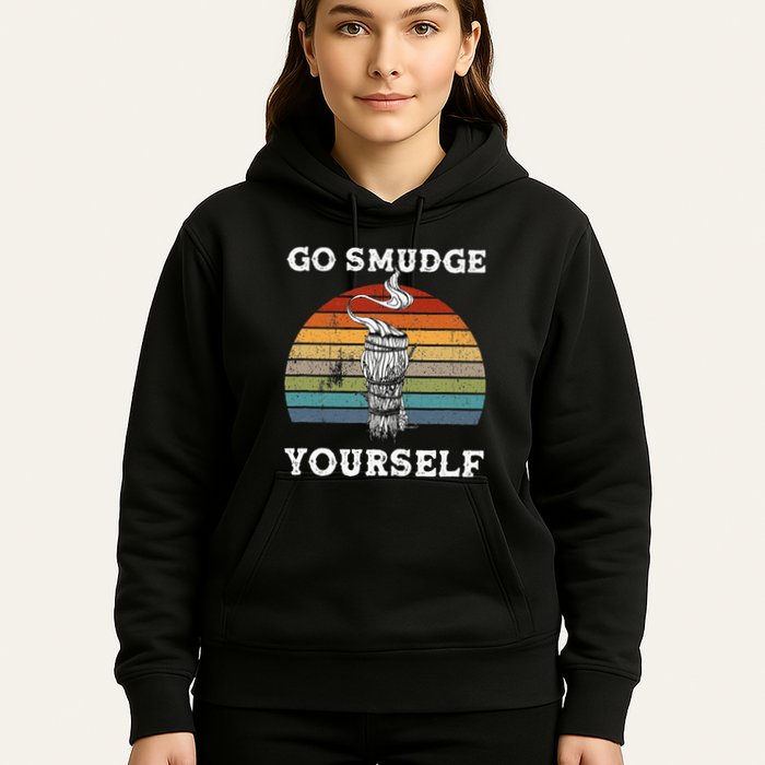 Go Smudge Yourself Smudging Feather Funny Sage Bundle Hoodie