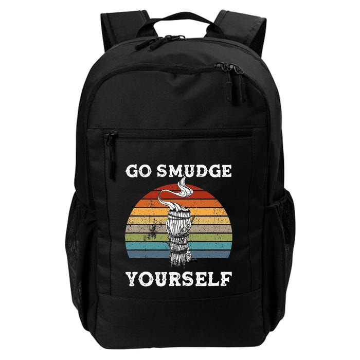 Go Smudge Yourself Smudging Feather Funny Sage Bundle Backpack