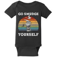 Go Smudge Yourself Smudging Feather Funny Sage Bundle Baby Bodysuit