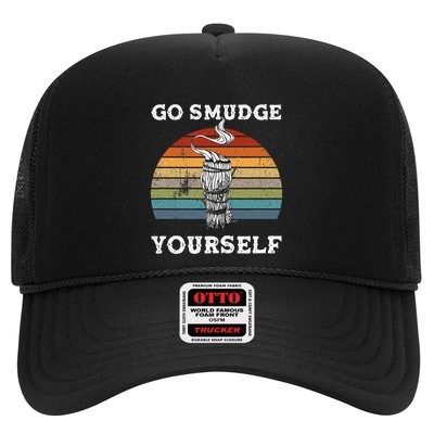 Go Smudge Yourself Smudging Feather Funny Sage Bundle Trucker Hat