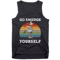 Go Smudge Yourself Smudging Feather Funny Sage Bundle Tank Top