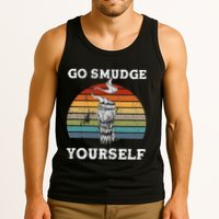 Go Smudge Yourself Smudging Feather Funny Sage Bundle Tank Top