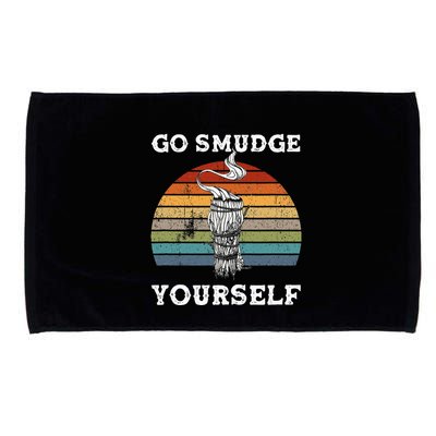 Go Smudge Yourself Smudging Feather Funny Sage Bundle Microfiber Hand Towel