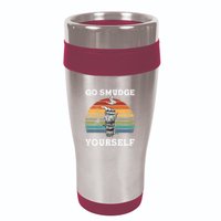 Go Smudge Yourself Smudging Feather Funny Sage Bundle 16oz Travel Tumbler