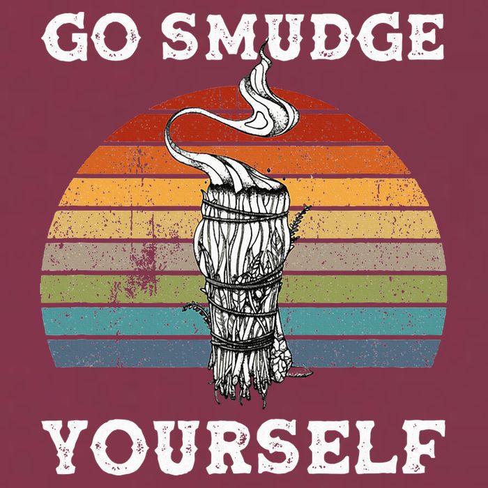 Go Smudge Yourself Smudging Feather Funny Sage Bundle 16oz Travel Tumbler