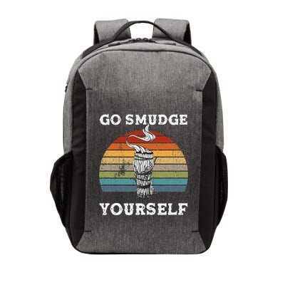 Go Smudge Yourself Smudging Feather Funny Sage Bundle Vector Backpack
