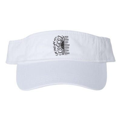 God Says You Are Sunflower Leopard Christian Believers God Valucap Bio-Washed Visor