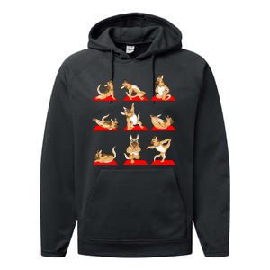 German Shepherd Yoga Performance Fleece Hoodie