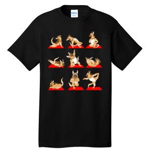 German Shepherd Yoga Tall T-Shirt