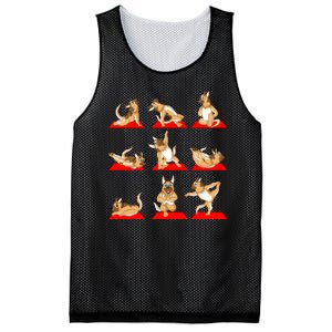 German Shepherd Yoga Mesh Reversible Basketball Jersey Tank