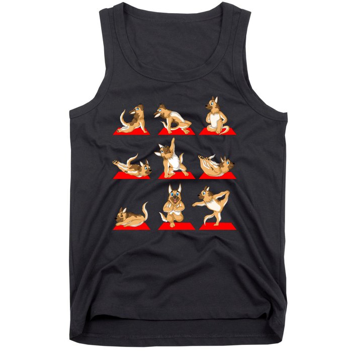 German Shepherd Yoga Tank Top