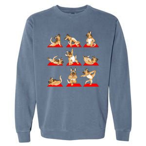 German Shepherd Yoga Garment-Dyed Sweatshirt