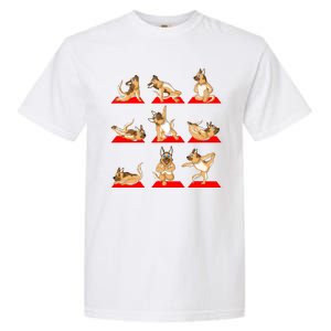 German Shepherd Yoga Garment-Dyed Heavyweight T-Shirt